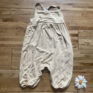Kate Quinn Bamboo Collection Marzipan Skinny Strap‎ Bubble Jumpsuit Size 6-12 Mo